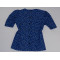 BLOUSE WITH CORRUGATED SLEEVES